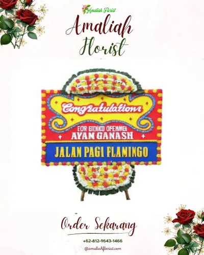 Bunga Papan Congratulation di Girikarto